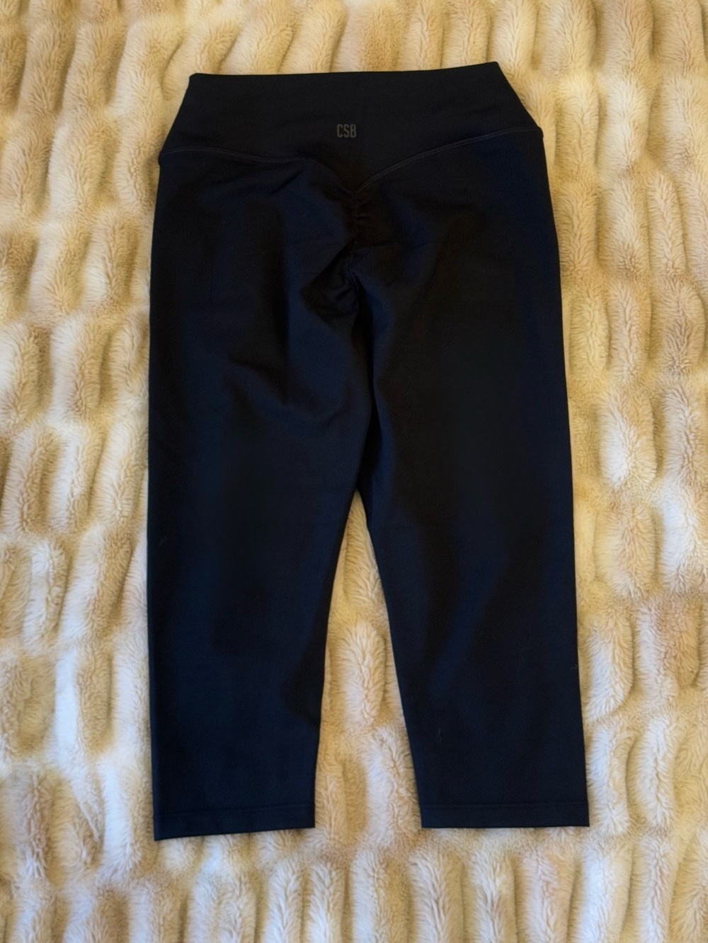 CROP SHOP BOUTIQUE CSB Form Invisible Scrunch Capri - Black - Size medium - Picture 7 of 9